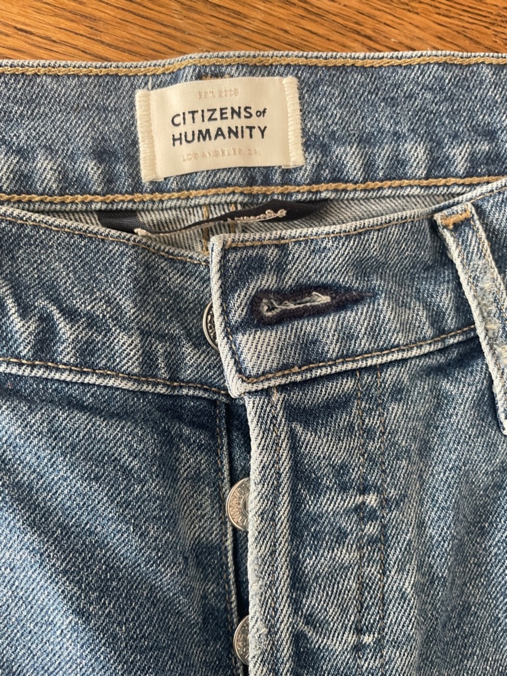 Citizens of Humanity Women’s Mid Wash Relaxed Denim Jeans